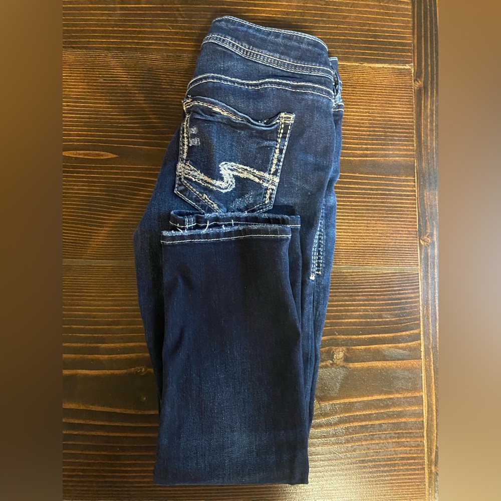 Suki silver capris